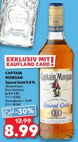 Kaufland CAPTAIN MORGAN Spiced Gold 0.0% Angebot