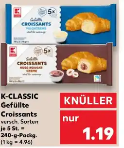 Kaufland K-CLASSIC Gefüllte Croissants Angebot
