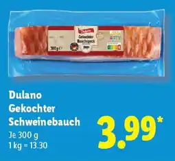 Lidl Dulano Gekochter Schweinebauch Angebot