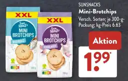 Aldi Süd SUNSNACKS Mini-Brotchips Angebot