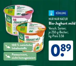 Aldi Süd NUR NUR NATUR Bio-Joghurt mild Angebot