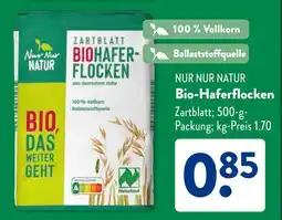 Aldi Süd NUR NUR NATUR Bio-Haferflocken Angebot