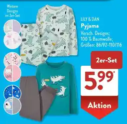 Aldi Süd LILY & DAN Pyjama Angebot