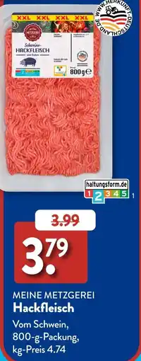 Aldi Süd MEINE METZGEREI Hackfleisch Angebot