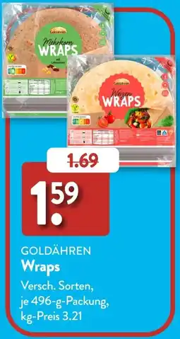 Aldi Süd GOLDÄHREN Wraps Angebot