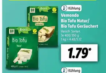 Lidl Vemondo Bio Tofu Natur Bio Tofu Geräuchert Angebot