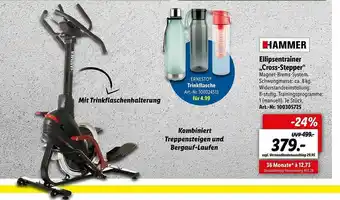 Lidl Ellipsentrainer „cross-stepper” Hammer Angebot