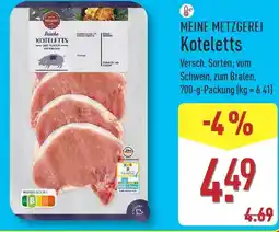 Aldi Nord MEINE METZGEREI Koteletts Angebot