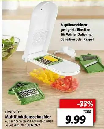 Lidl Ernesto Multifunktionsschneider Angebot