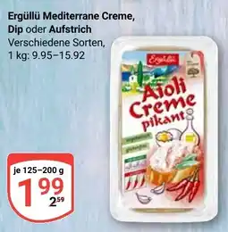 Globus Ergüllü Mediterrane Creme, Dip oder Aufstrich Angebot