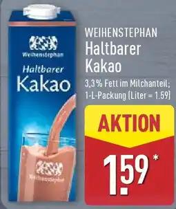 Aldi Nord WEIHENSTEPHAN Haltbarer Kakao Angebot