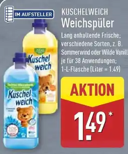 Aldi Nord KUSCHELWEICH Weichspüler Angebot