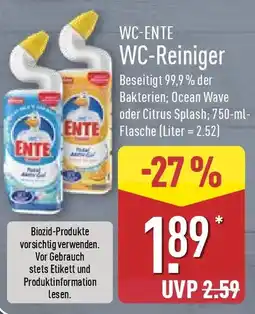 Aldi Nord WC-ENTE WC-Reiniger Angebot