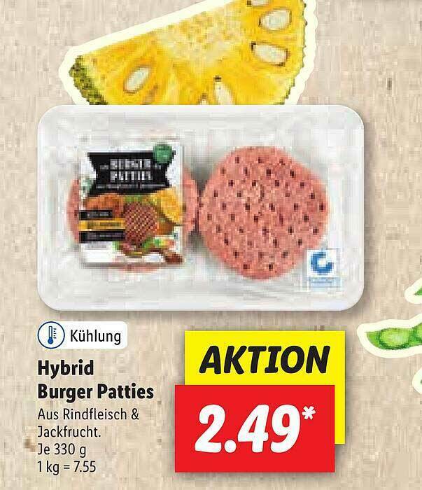 Hybrid Burger Patties Angebot bei Lidl