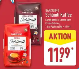 Aldi Nord BARISSIMO Schümli Kaffee Angebot