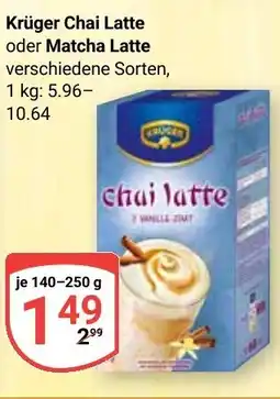 Globus Krüger Chai Latte oder Matcha Latte Angebot