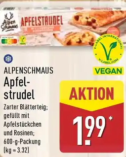 Aldi Nord ALPENSCHMAUS Apfelstrudel Angebot