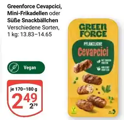Globus Greenforce Cevapcici, Mini-Frikadellen oder Süße Snackbällchen Angebot