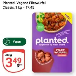 Globus Planted. Vegane Filetwürfel Classic Angebot