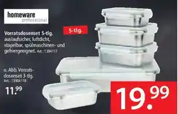 Zurbrüggen homeware professional Vorratsdosenset 5-tlg. Angebot
