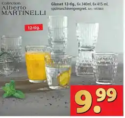 Zurbrüggen Collection Alberto MARTINELLI Glasset 12-tlg. Angebot