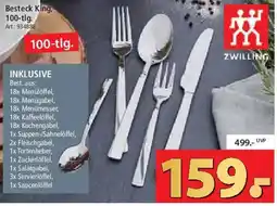 Zurbrüggen ZWILLING Besteck King, 100-tlg. Angebot