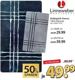 Zurbrüggen Linneweber Badteppich Genova Angebot