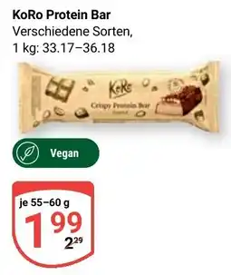 Globus KoRo Protein Bar Angebot