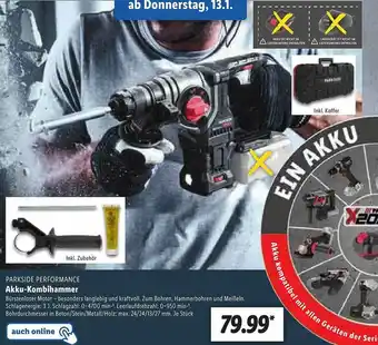 Lidl Parkside Performance Akku-kombihammer Angebot