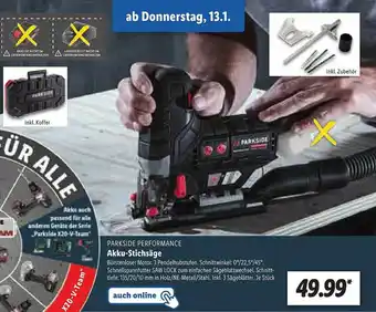 Lidl Parkside Performance Akku-stichsäge Angebot