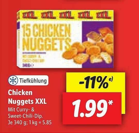 Chicken Nuggets XXL Angebot bei Lidl
