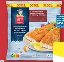 Aldi Nord Golden Seafood Alaska-Seelachsfilets XXL Angebot