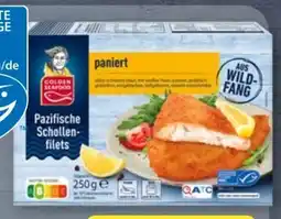 Aldi Nord Golden Seafood Pazifische Schollenfilets Angebot