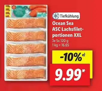 Lidl Ocean Sea Asc Lachsfiletportionen XXL Angebot