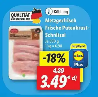 Lidl Metzgerfrisch Frische Putenbrust-schnitzel Angebot