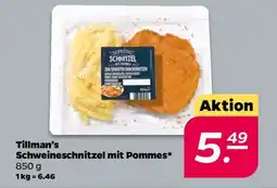 NETTO Tillman’s Schweineschnitzel mit Pommes Angebot