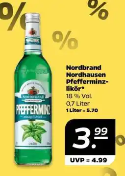 NETTO Nordbrand Nordhausen Pfefferminzlikör Angebot
