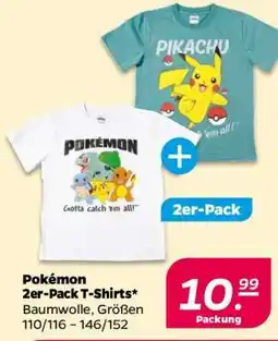 NETTO Pokémon 2er-Pack T-Shirts Angebot