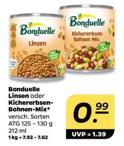 NETTO Bonduelle Linsen oder Kichererbsen-Bohnen-Mix Angebot
