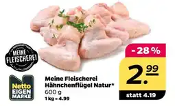 NETTO Meine Fleischerei Hähnchenflügel Natur Angebot