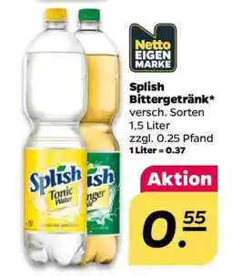 NETTO Splish Bittergetränk Angebot