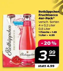 NETTO Rotkäppchen Fruchtsecco 4er-Pack Angebot