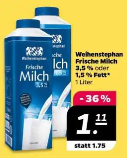 NETTO Weihenstephan frische Milch Angebot