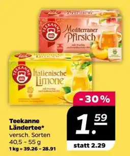 NETTO TEEKANNE Ländertee Angebot