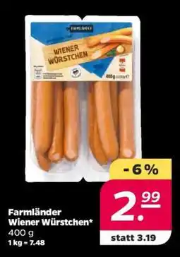 NETTO FARMLÄNDER Wiener Würstchen Angebot