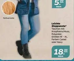 NETTO Leichte Steppweste Angebot