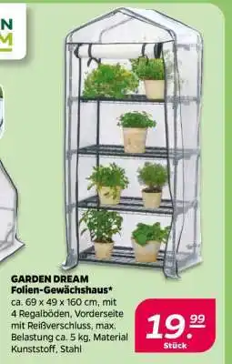 NETTO GARDEN DREAM Folien-Gewächshaus Angebot
