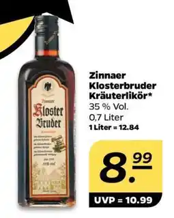 NETTO Zinnaer Klosterbruder Kräuterlikör Angebot