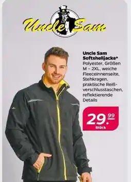 NETTO Uncle Sam Softshelljacke Angebot