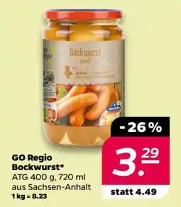 NETTO GO Regio Bockwurst Angebot